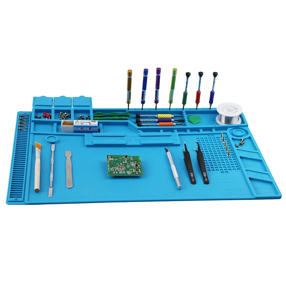 Silicone Soldering Station Mat - Hitzebeständig für Reparaturen