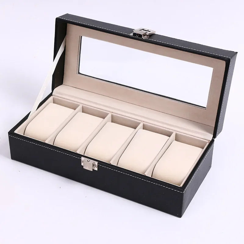 Uhrenbox Organizer Etui Aufbewahrungsbox passend für Uhren