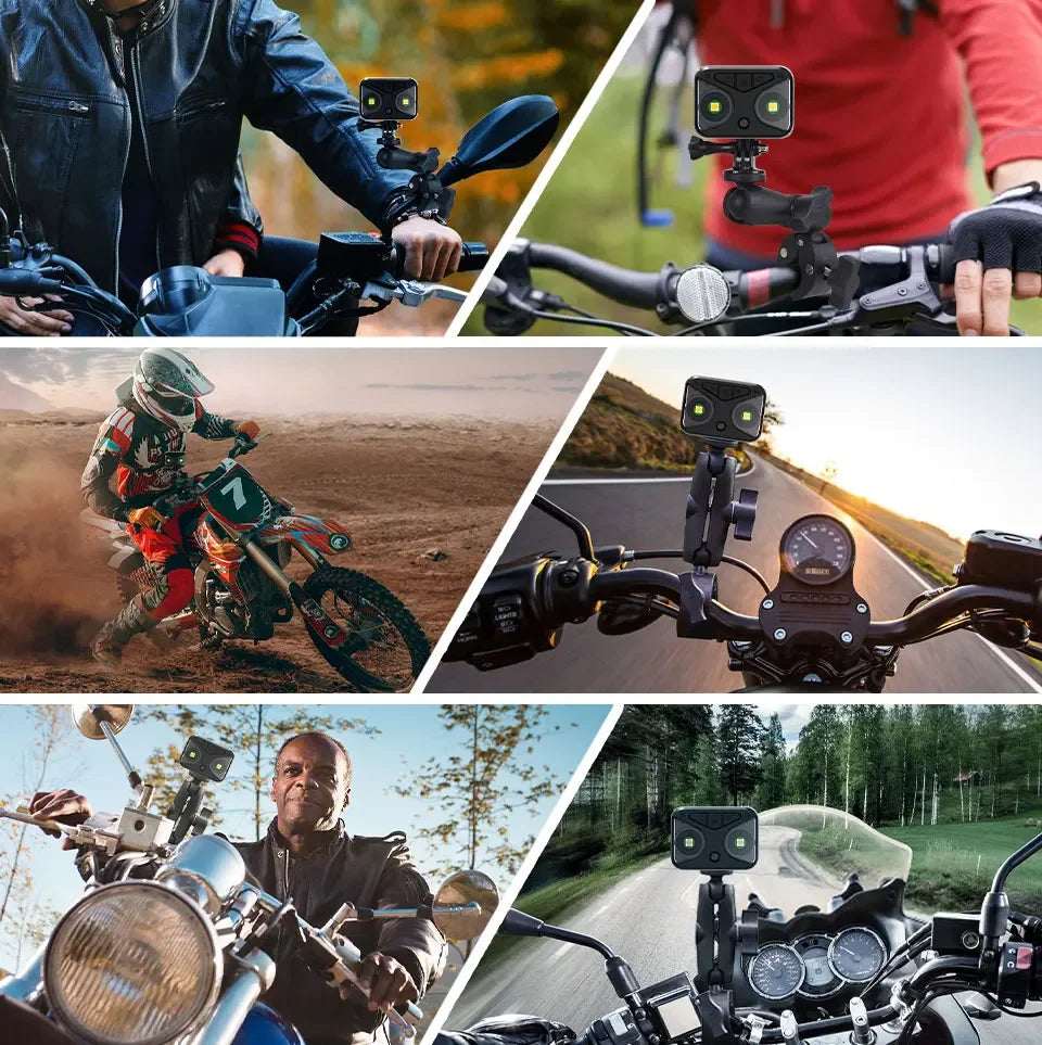 Praktischer Motorradhalter für Action Kameras