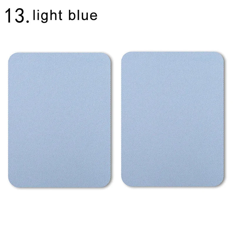 4er Set farbige Bügel-Patches aus Baumwolle zur Kleidungsreparatur 12,5x9,5cm