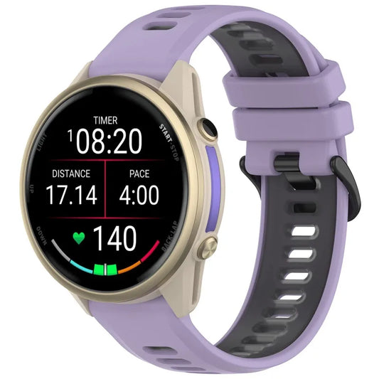 Atmungsaktives Silikonarmband kompatibel mit Forerunner Sportuhren