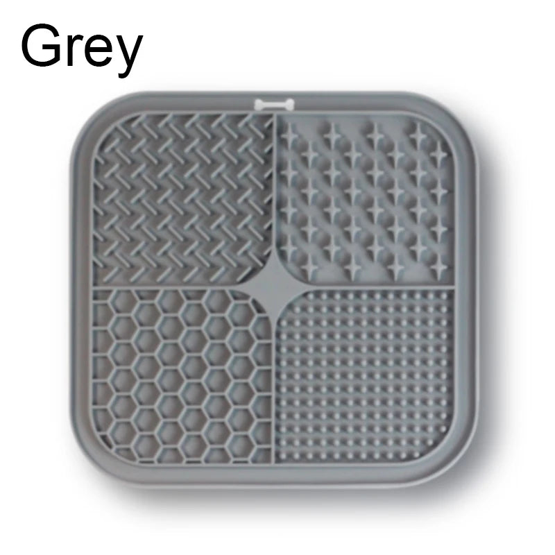 Futtermatte aus Silikon für langsames Fressen bei Hund und Katze