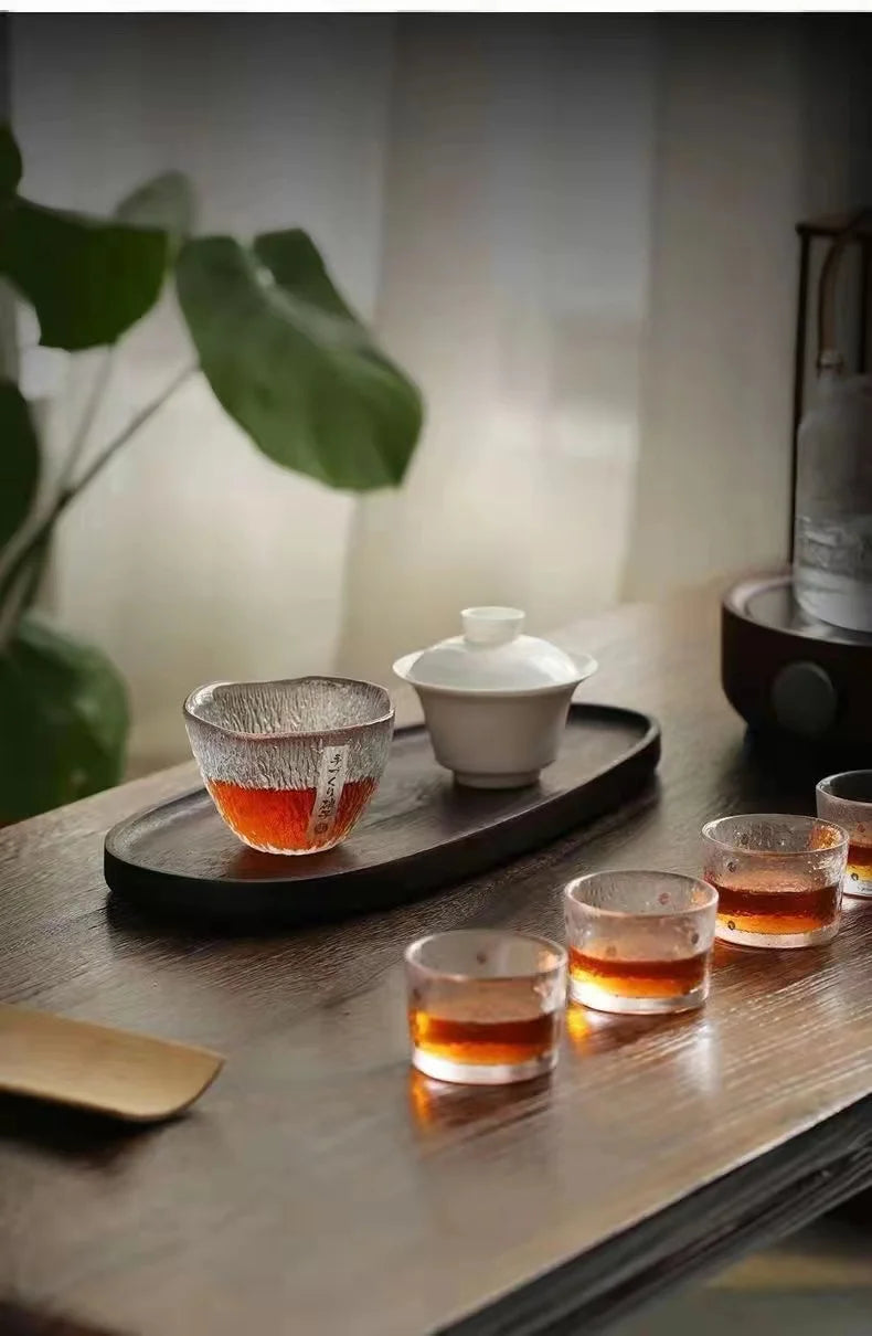 Japanisches Whiskeyglas aus Glas für Zuhause und Bar