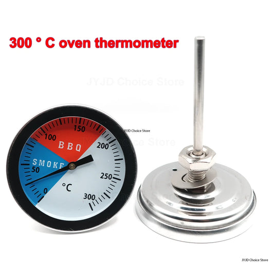 300°C Ofenthermometer aus Edelstahl für Grill und Küche, 52 mm