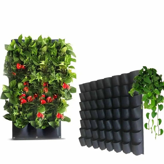 Pflanzbeutel mit mehreren Taschen aus Filz für vertikalen Garten