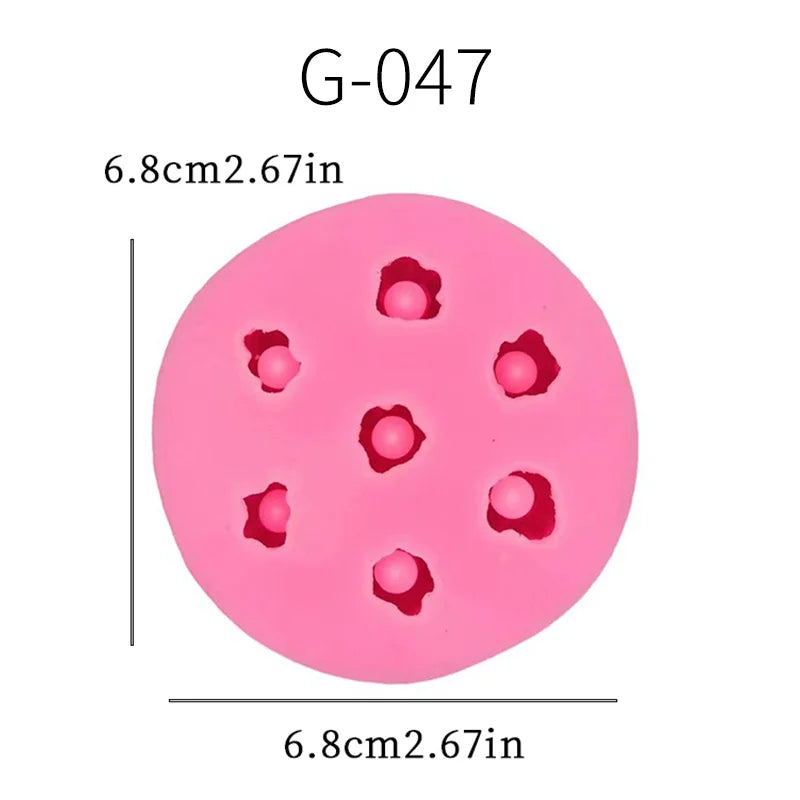 Silikonform Himbeere für DIY Harz Schokolade Kuchen Dekoration Fondant