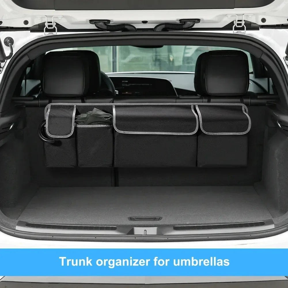 Robuster SUV Kofferraum-Organizer und Rücksitz-Aufbewahrungstasche mit Taschen