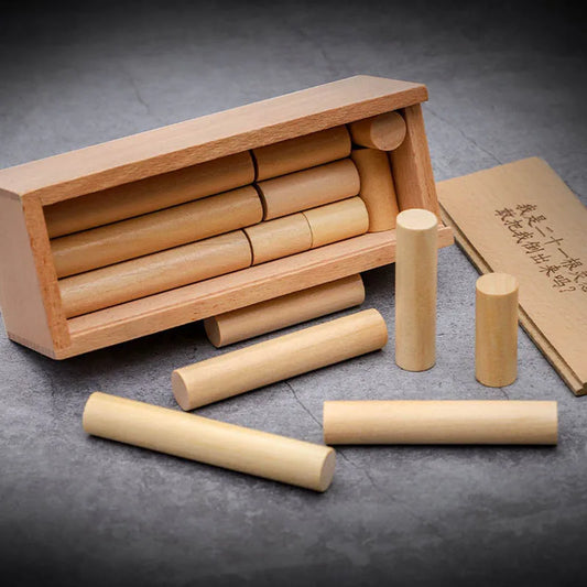 Holz Denkaufgabe Puzzle Box für Erwachsene und Kinder