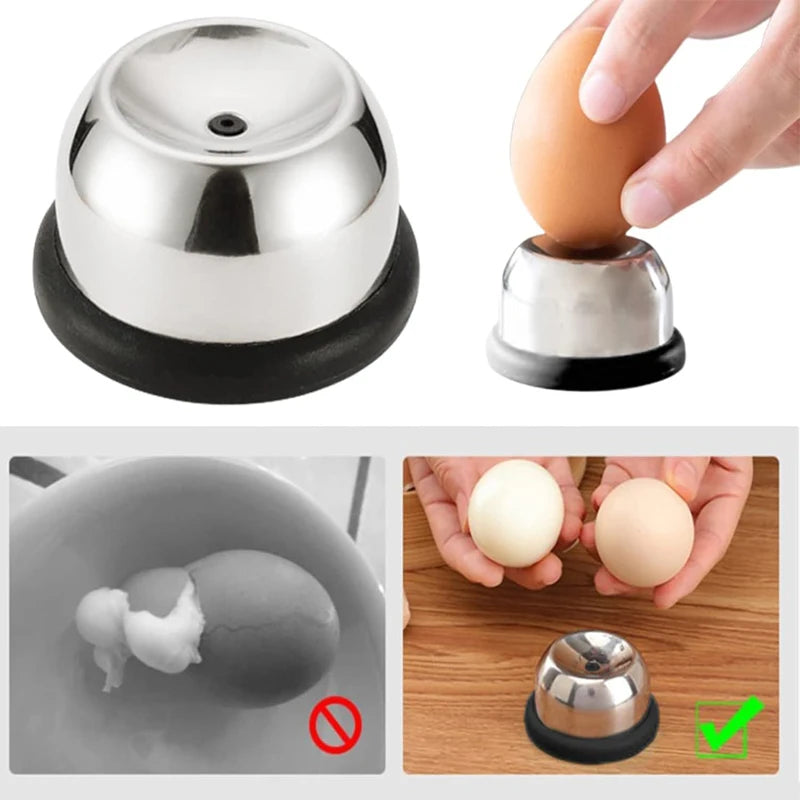 Edelstahl Ei Piercer: Perfekt gekochte Eier - leichtes Schälen