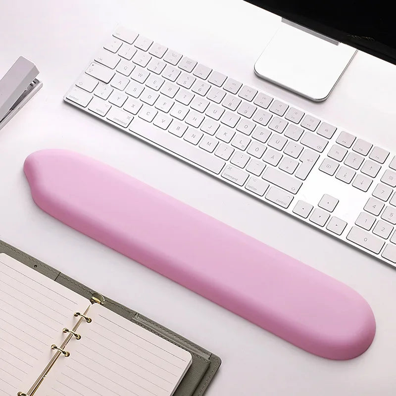 Ergonomisches Kawaii Silikon Mousepad mit Handgelenk-Ruhe für Schreibtisch