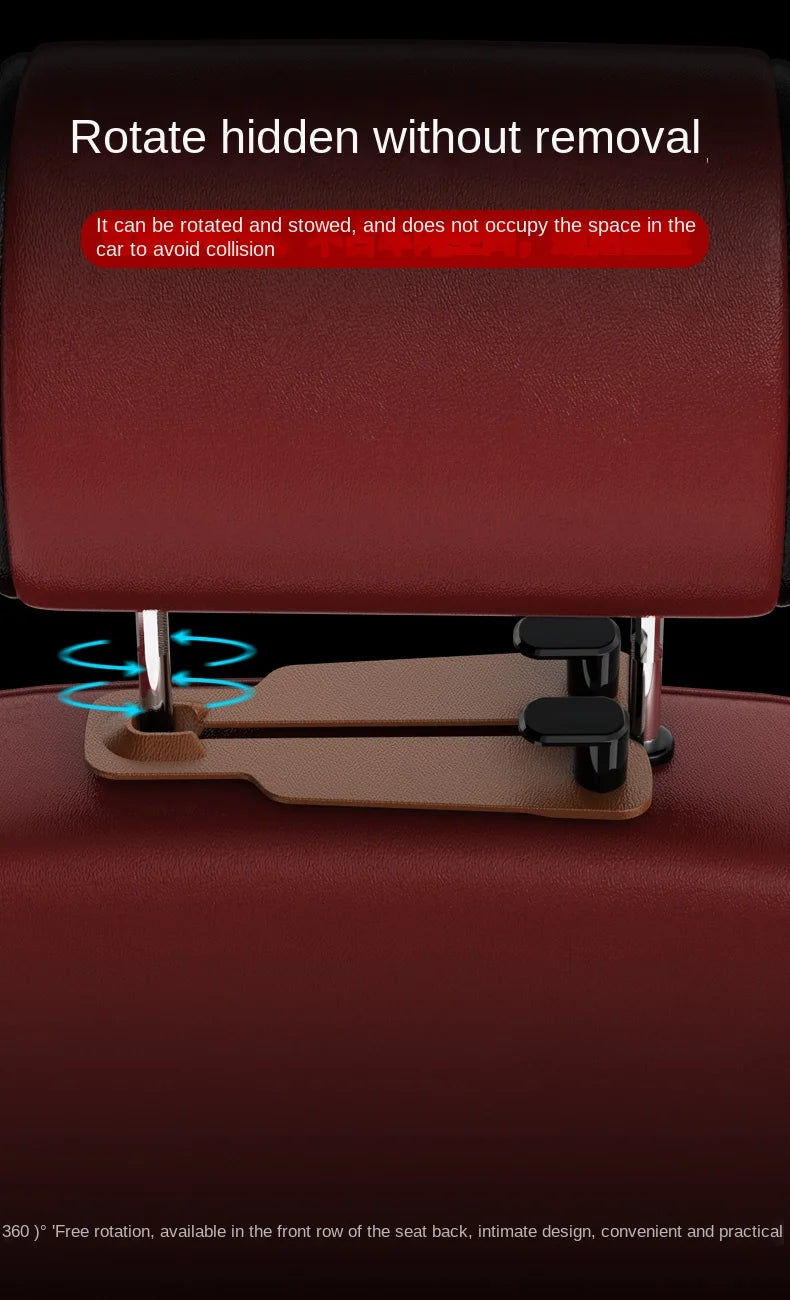 Praktischer Aufbewahrungshaken für Autositz mit Doppelhaken