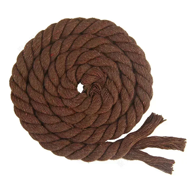Robuste 3-fach gedrehte Baumwollschnur für DIY und Nähprojekte