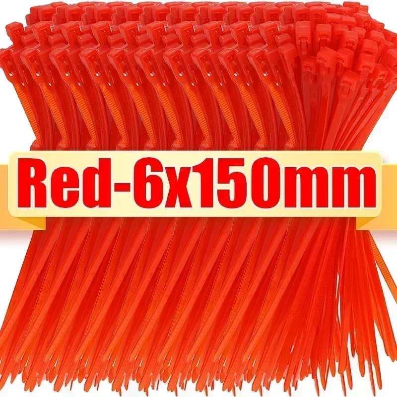10er Pack Nylon Kabelbinder Wiederverwendbar – Lösbar Garten Heim Büro
