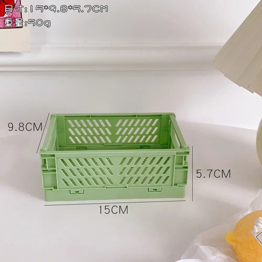 Faltbare Aufbewahrungsbox aus Kunststoff für Ordnung und Organisation