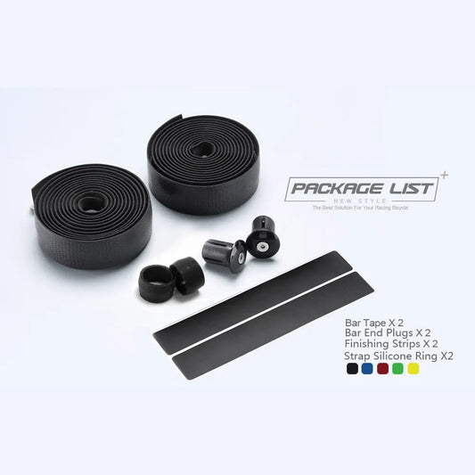 Rennrad Lenkerband Polyurethan EVA Anti-Vibration mit zwei Bar-Steckern