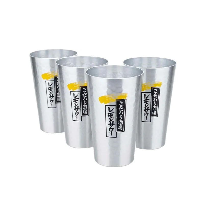 Leichter Aluminium Bierkrug 450 ml Wiederverwendbarer Trinkbecher