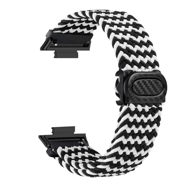 Sportlich - Robust: Geflochtenes Nylonarmband für Huawei Watch Fit 2 Komfort