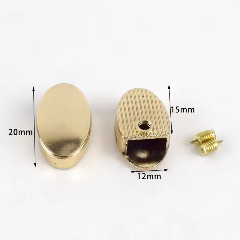 50 Metall Reissverschluss Stopper Clips DIY Zubehör für Taschen Kleidung