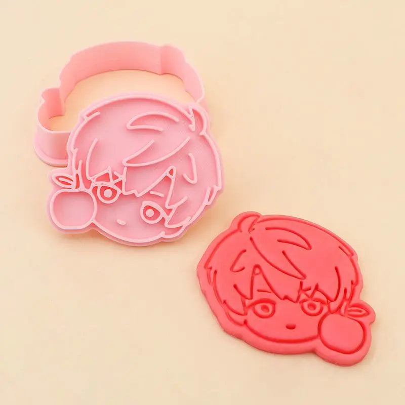 Keksform mit Anime Rändelwerkzeug für kreative Kekse