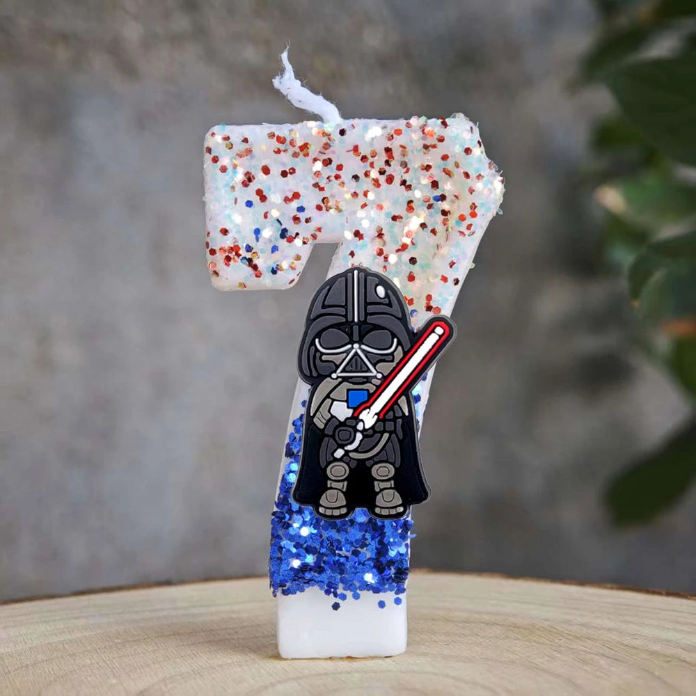 Thematische Geburtstagskerzen Zahlen für Partydekoration und Geschenke