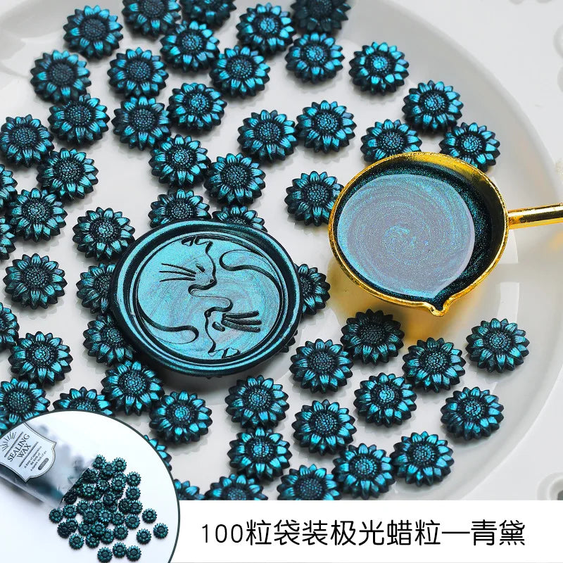 100 Schillernde Siegelwachs Perlen für stilvolle DIY Projekte