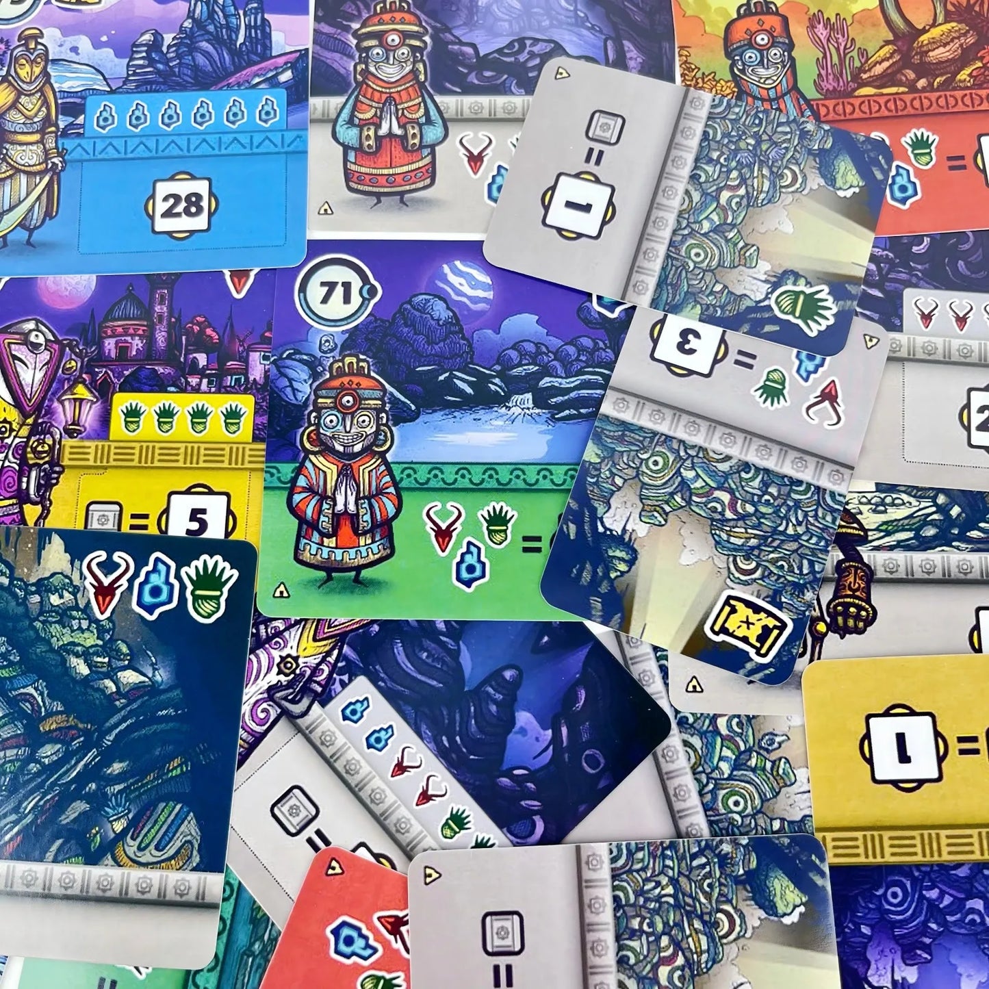 Unterhaltsames strategisches Kartenspiel für 2 bis 6 Spieler