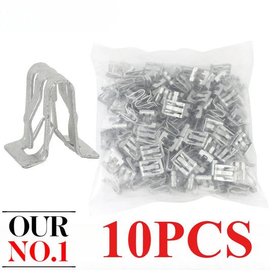 10 stücke Auto Center Konsole Metall Befestigungs Clips DVD Basis Innen Schnalle U Eisen Klemmen Instrument Panel CD Panel universal Befestigungen