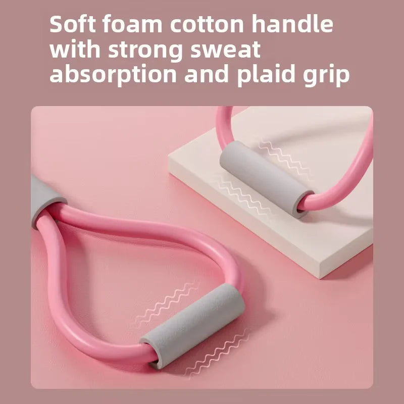 Elastisches 8 Form Fitnessband für Schulter Brust Workout Training