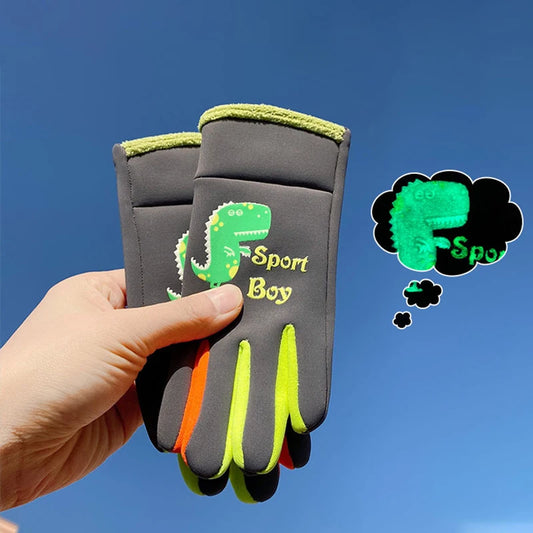 Winter Kinderhandschuhe Vollfinger warm wasserdicht winddicht leuchtend