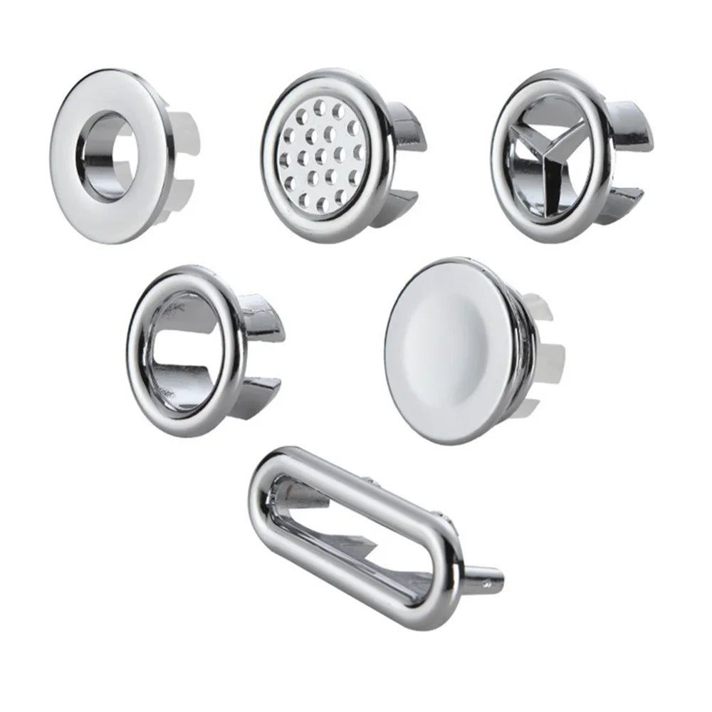 2 Stück galvanisierte Kunststoff-Lochabdeckungen 22-24mm – Passgenau & robust