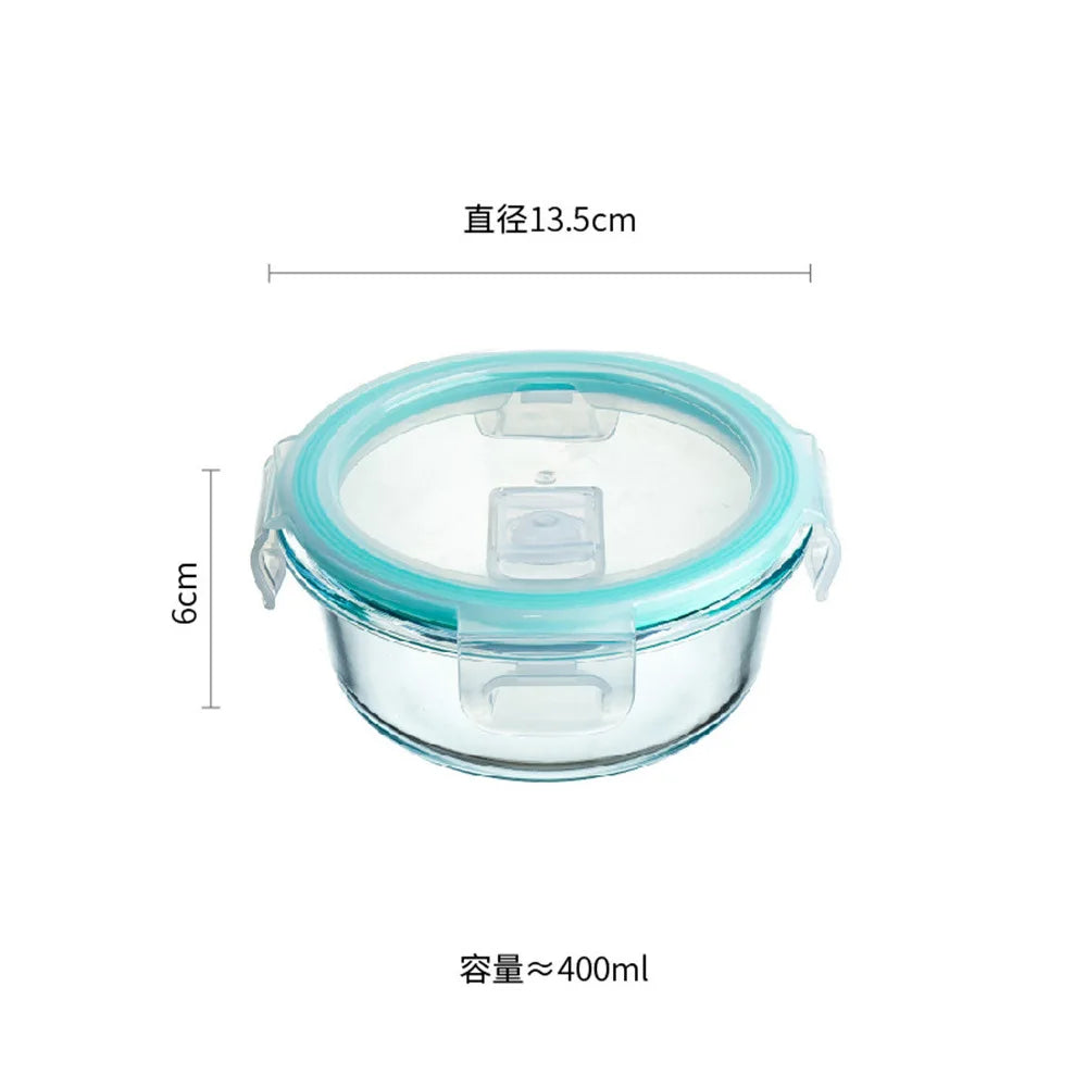 Borosilikatglas Lunchbox – Mikrowelle, Versiegelt, Kühl- und Gefrierbox