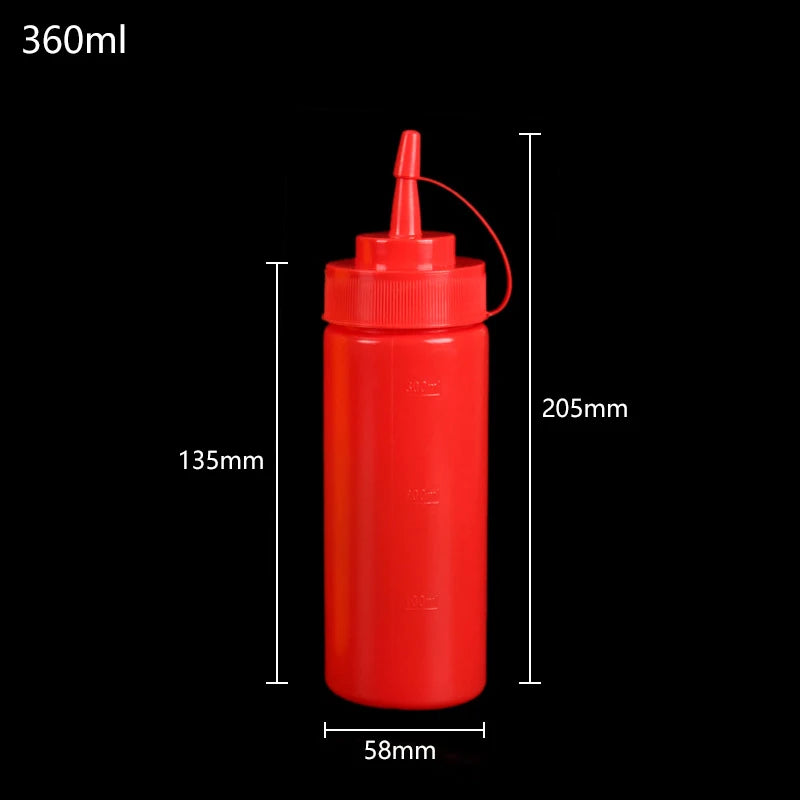 Gewürz-Quetschflaschen 240-720ml für Ketchup Senf Mayo Saucen Küche