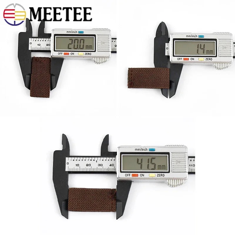 5-50 Stück Nylon Elastische Gürtel Schlaufen Clips Schnallen DIY Zubehör