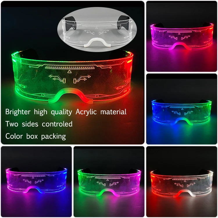 Leuchtende LED Partybrille für unvergessliche Anlässe