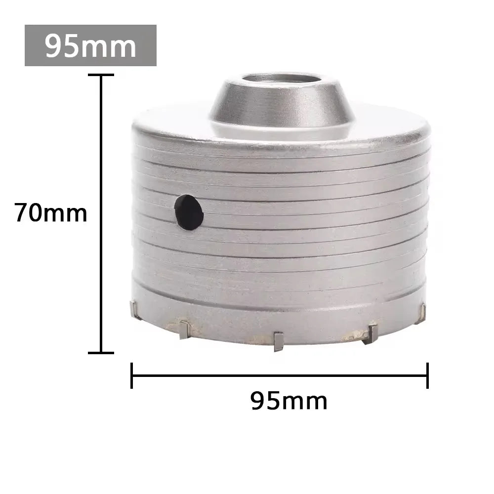 SDS-plus Betonlochbohrer 30-150mm Mauerwerk Zement Wand Lochsäge Hammer