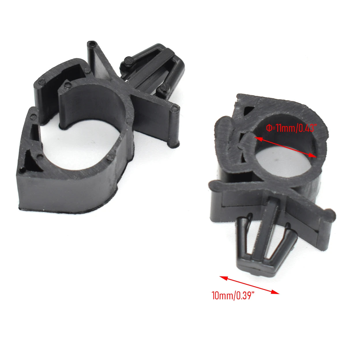10er Set Kabelbaum und Ölleitung Halter Clips universal