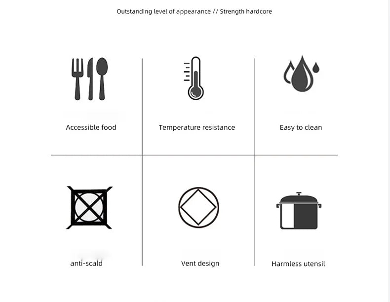 Hitzebeständiger Silikon Spatel Antihaft Kunststoff Küchenbackwerkzeug-Yabubest - Home & More
