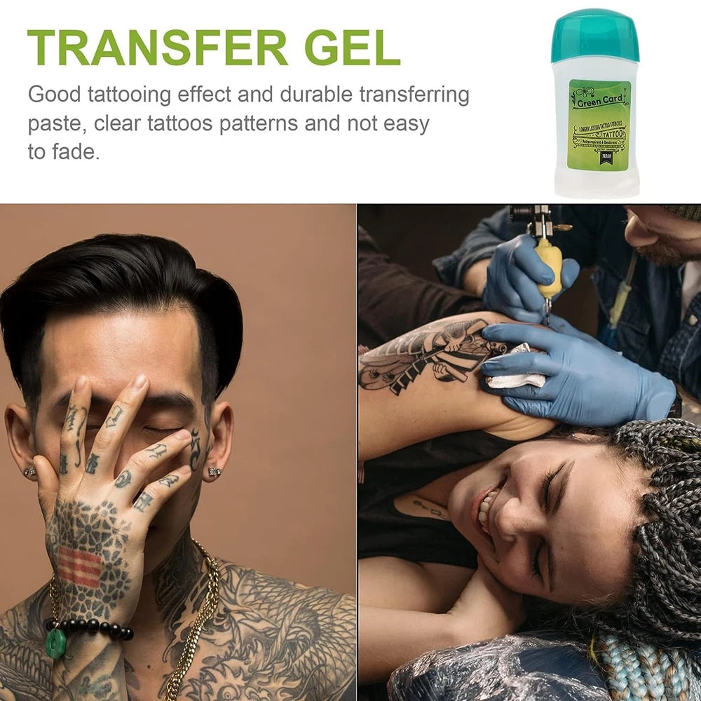 Effiziente Tattoo Transfer Paste für gestochen scharfe Schablonen