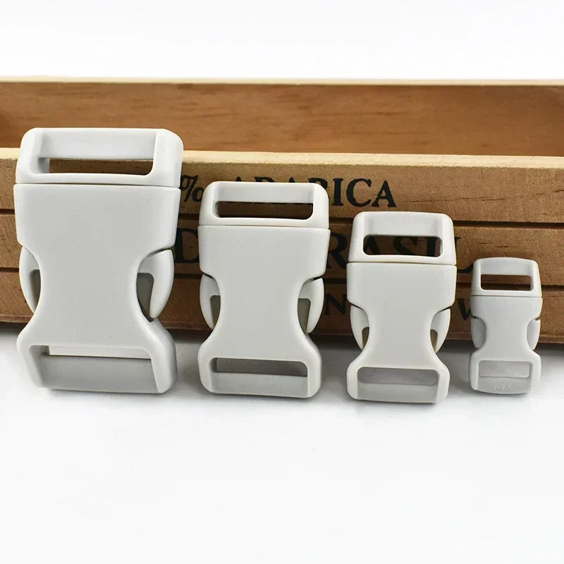 Verstellbare Kunststoff Schnallen für Paracord Armbänder und Hundehalsbänder