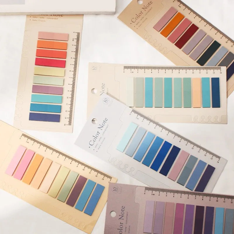 Selbstklebender Notizblock Haftnotizen Lesezeichen Point It Marker Büro