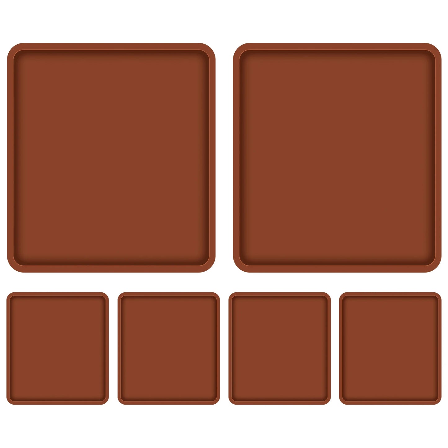 Silikon Backmatten 4 bis 6 Stück Nicht stick Backformen für Gebäck