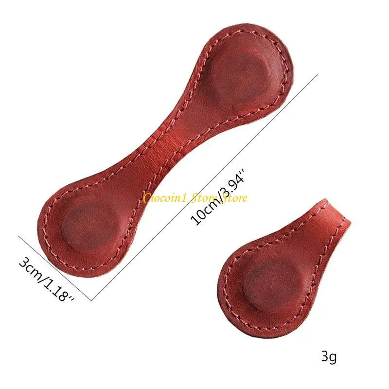 Tragbares Lesezeichen aus Leder mit Magnetverschluss für Buchseiten