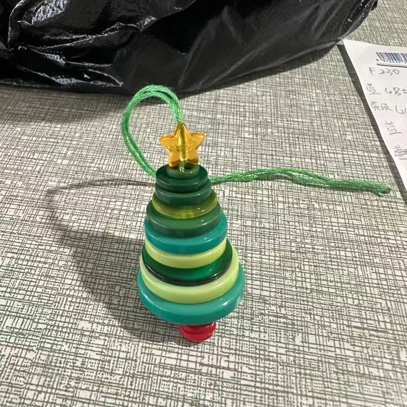 DIY Schneemann Button Ornament Kit mit Weihnachtsknopf und Hängedekor
