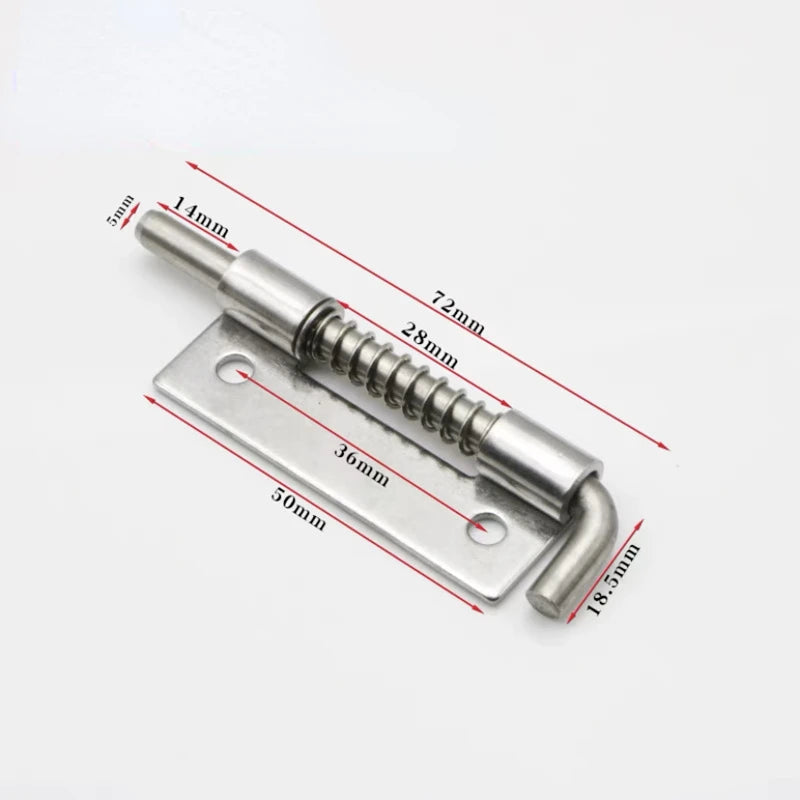 Langer Edelstahl Türschloss Riegel Schiebeverschluss mit Feder 15cm