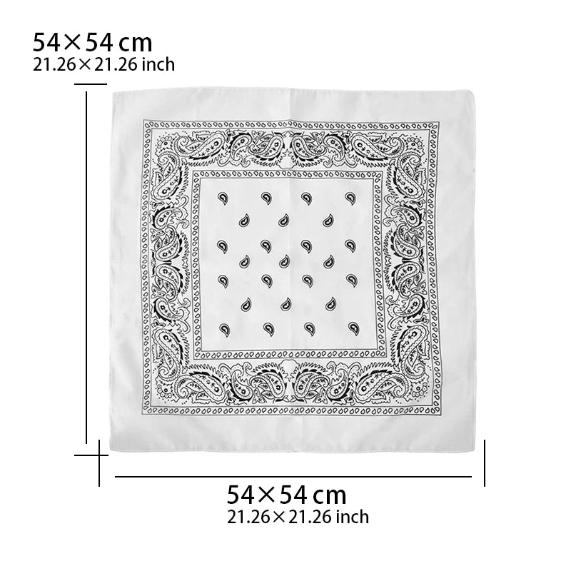 Baumwoll Stirnband Bandana mit Print – Multifunktionale Kopfbedeckung Frauen