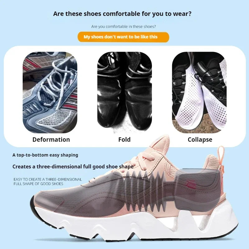 2er Set Skalierbare Schuhbäume für Herren Damen Anti Falten Formschutz