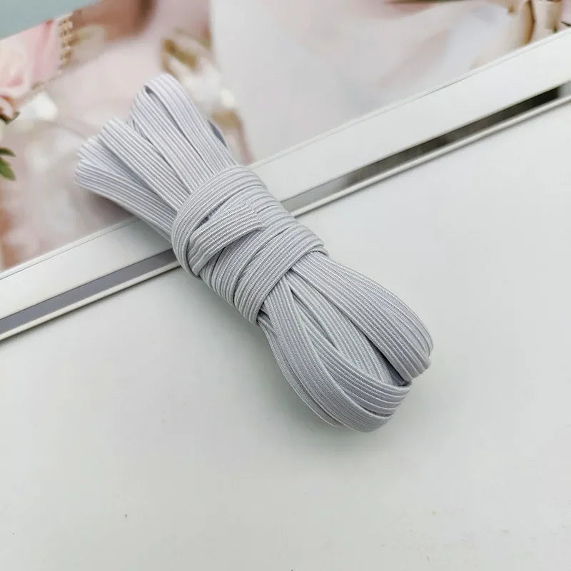 Vielseitiges elastisches Gummiband 6mm für Nähen und Haushalt