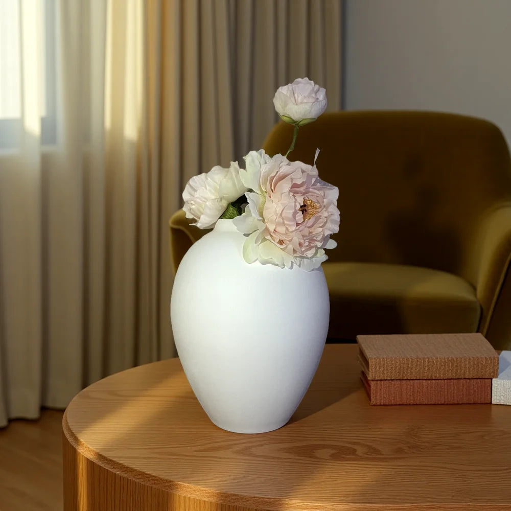 Moderne dekorative Metallvase f r Wohnzimmer und Esstisch