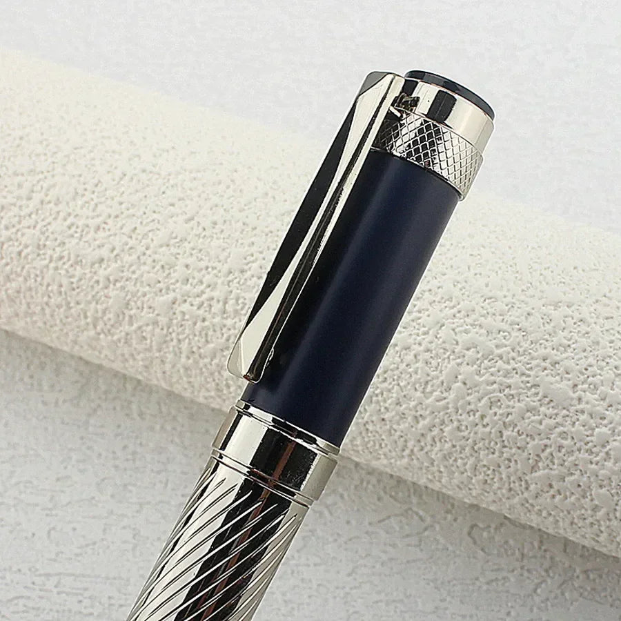 Einziehbarer Kugelschreiber Metall 07mm Schreibstift für Büro und Alltag