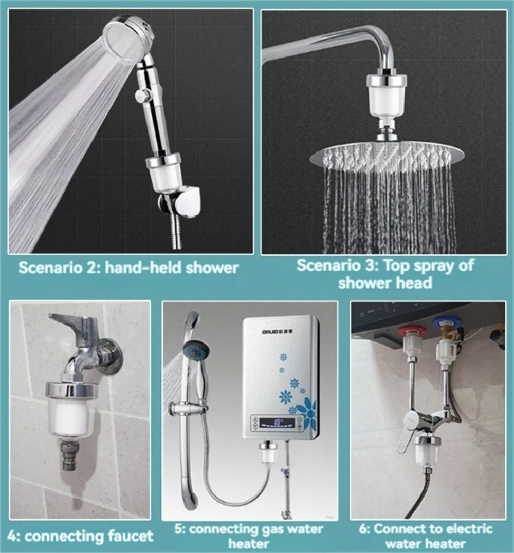 Universelles Wasserauslass-Reinigungs-Set mit PP-Baumwollfilter für sauberes Wasser